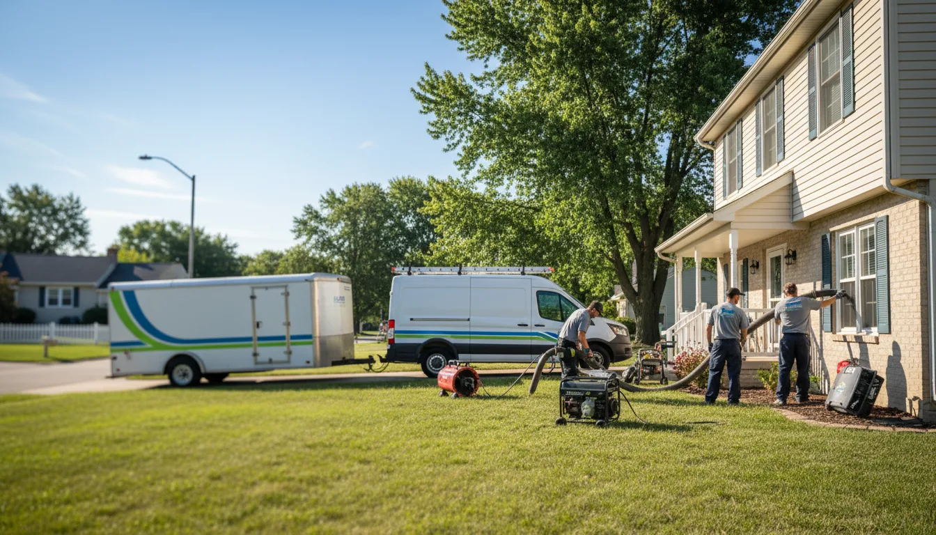 Flooded Basement Restoration And Cleanup With Repair in West Liberty, KY near me